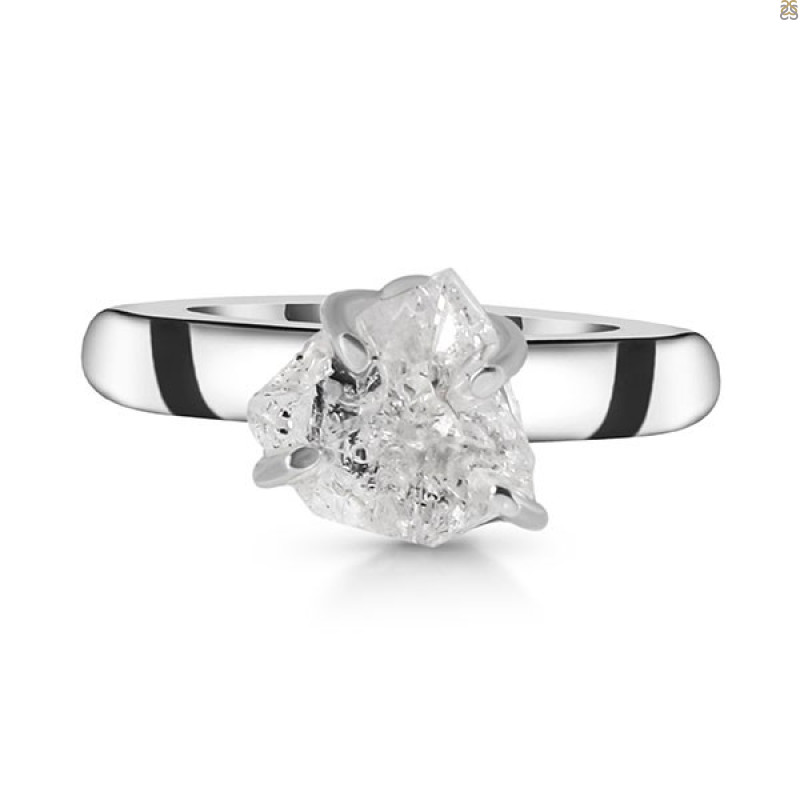 Petroleum Herkimer Diamond Rough Ring-R-Size-10 HDP-2-371