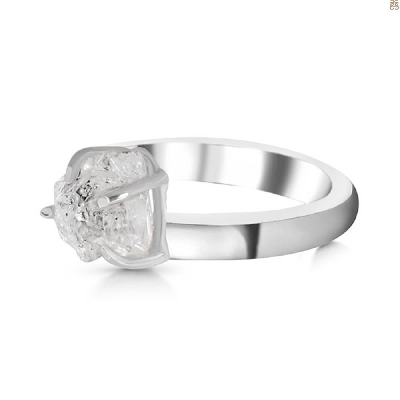 Petroleum Herkimer Diamond Rough Ring-R-Size-10 HDP-2-371