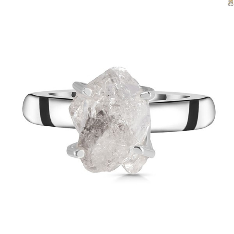 Petroleum Herkimer Diamond Rough Ring-R-Size-9 HDP-2-382