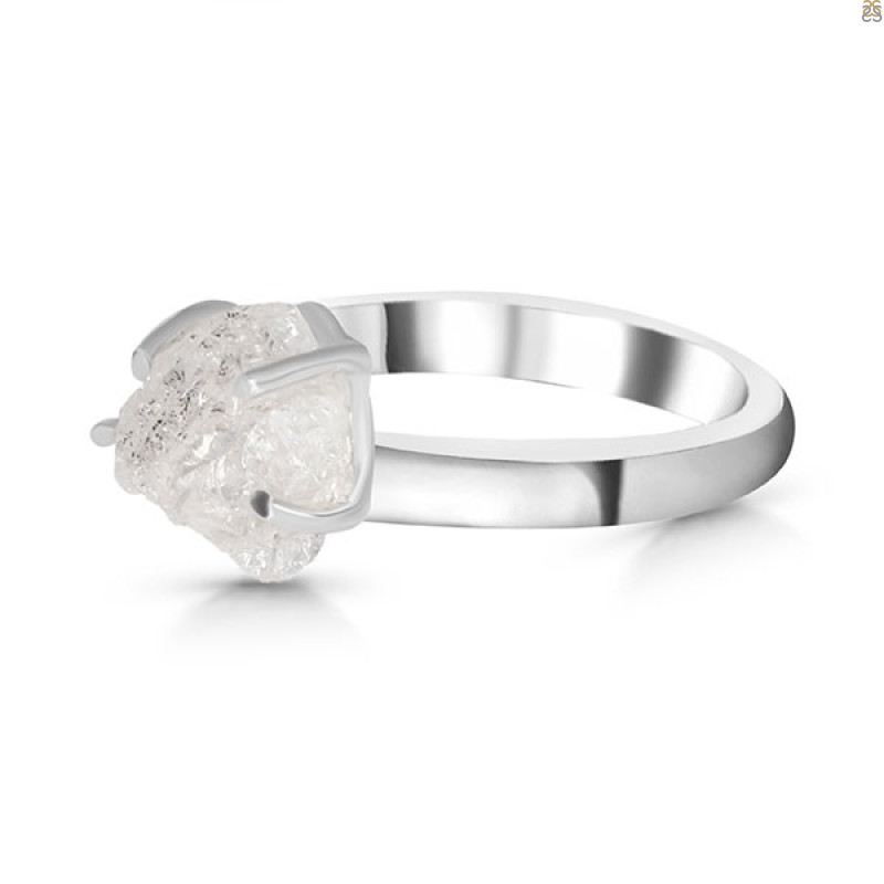 Petroleum Herkimer Diamond Rough Ring-R-Size-9 HDP-2-396