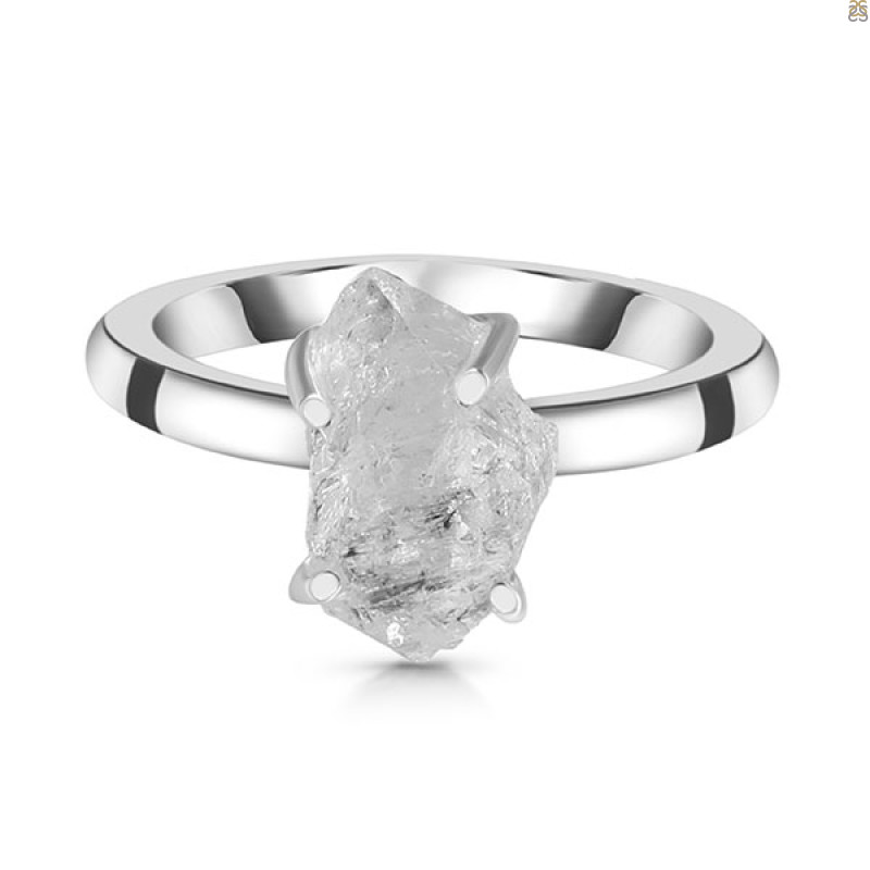Petroleum Herkimer Diamond Rough Ring-R-Size-10 HDP-2-404