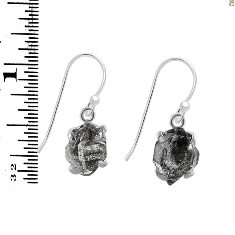 Herkimer Diamond Earring-E HKD-3-400