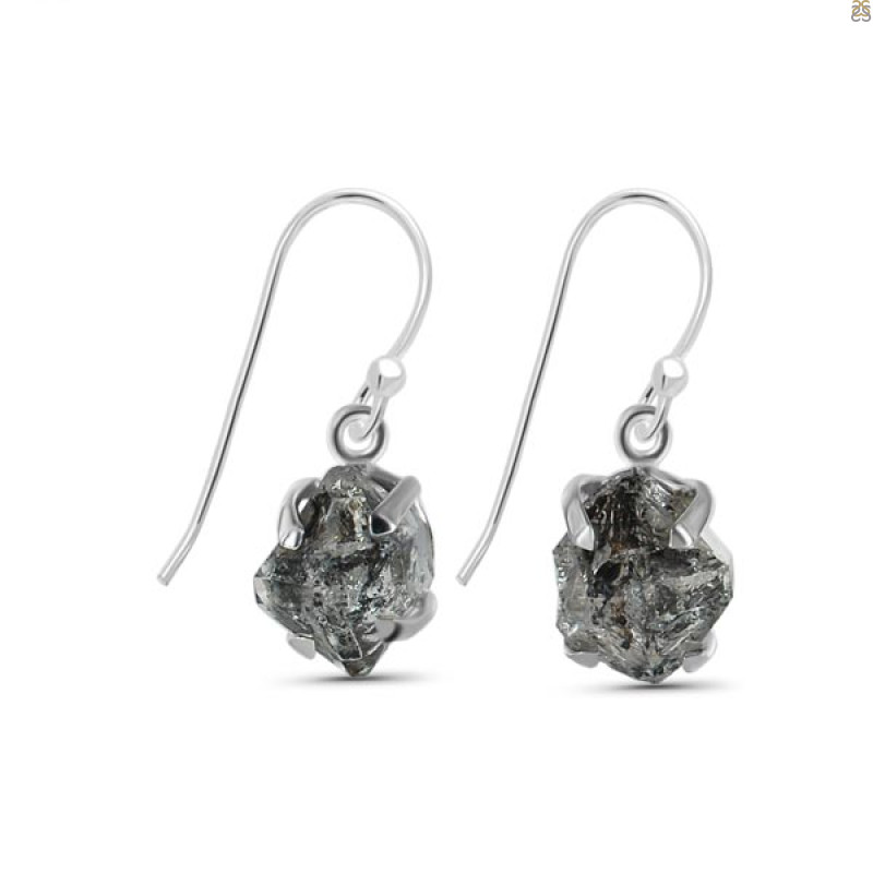 Herkimer Diamond Earring-E HKD-3-408