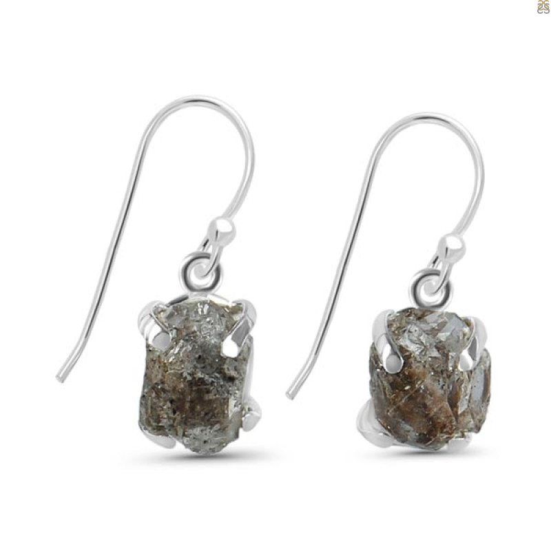 Herkimer Diamond Earring-E HKD-3-412