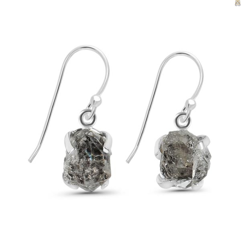 Herkimer Diamond Earring-E HKD-3-421