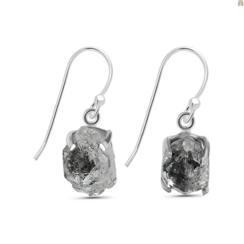 Herkimer Diamond Earring-E HKD-3-425