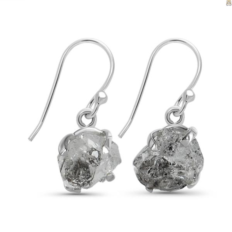 Herkimer Diamond Earring-E HKD-3-437