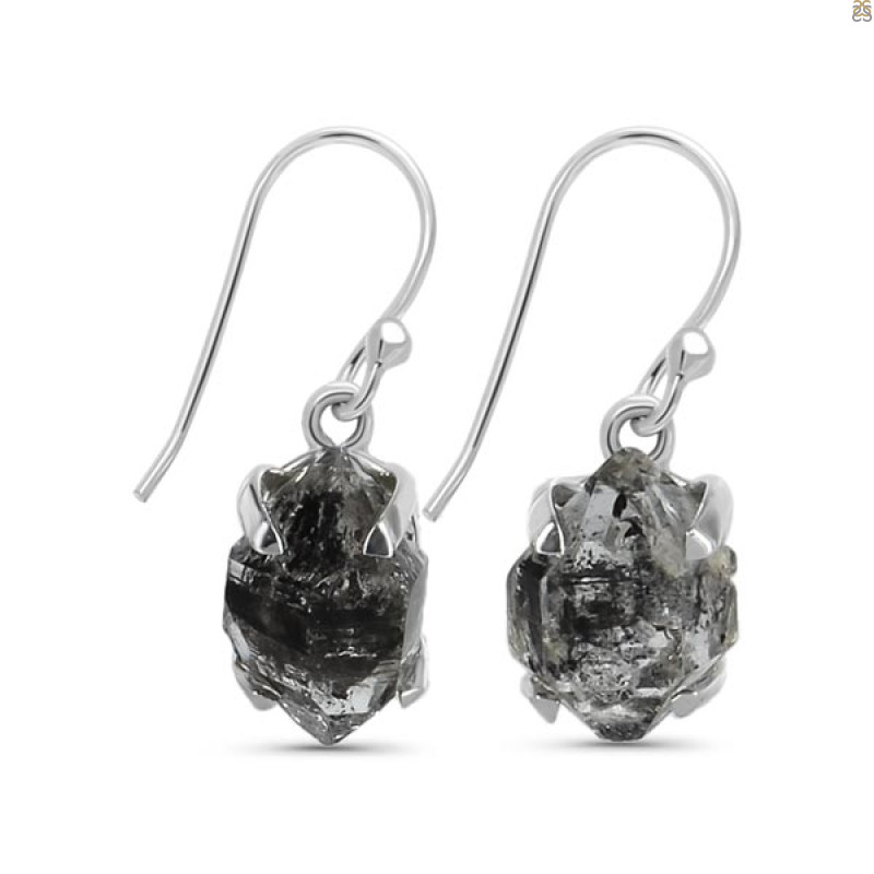 Herkimer Diamond Earring-E HKD-3-439
