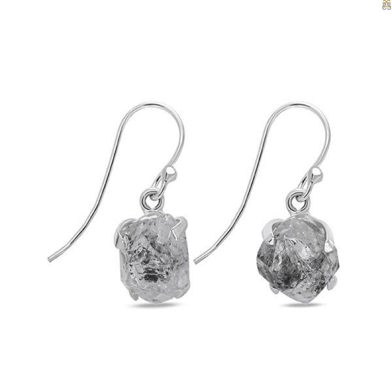 Herkimer Diamond Earring-E HKD-3-470