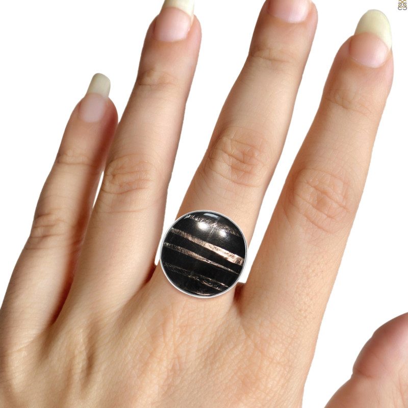 Hypersthene Adjustable Ring-R HYP-2-85