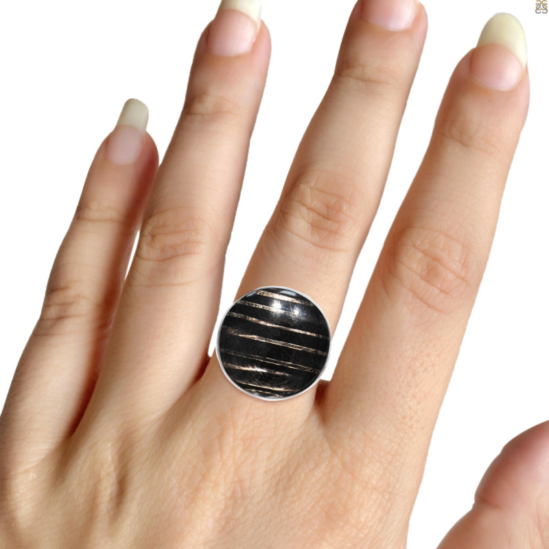 Hypersthene Adjustable Ring-R HYP-2-86