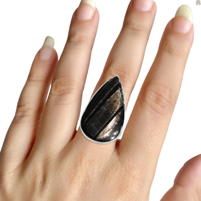Hypersthene Adjustable Ring-R HYP-2-92