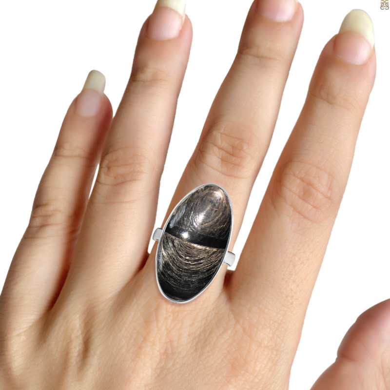 Hypersthene Adjustable Ring-R HYP-2-96