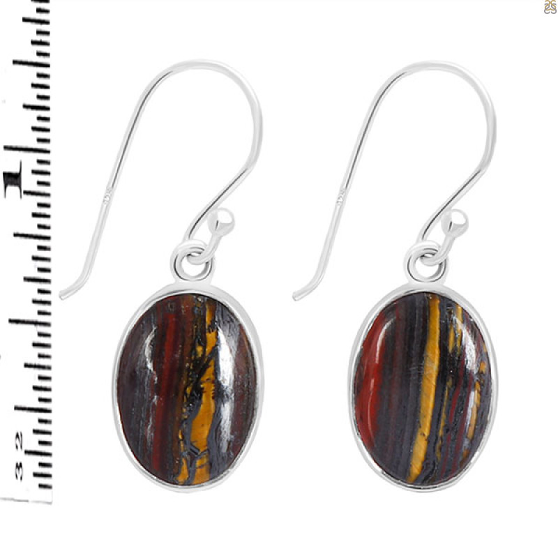 Iron Tiger Eye Earring-E ITE-3-10