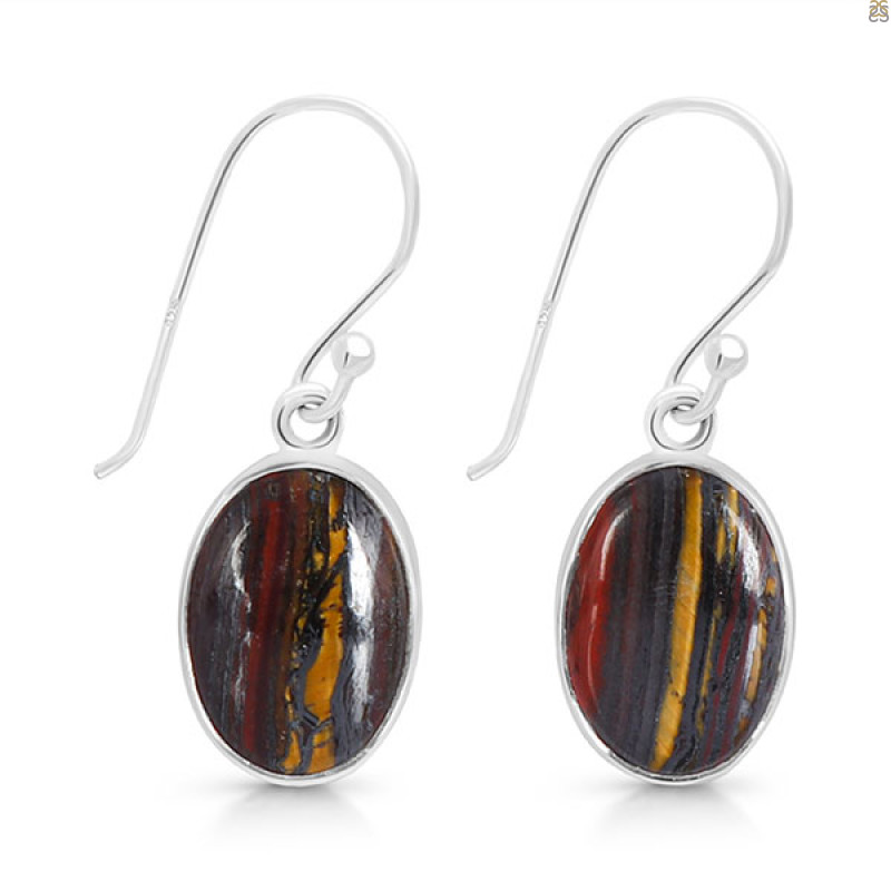 Iron Tiger Eye Earring-E ITE-3-10
