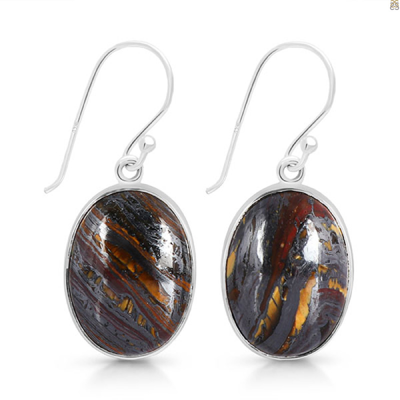 Iron Tiger Eye Earring-E ITE-3-12