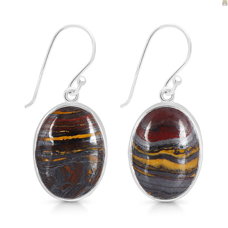 Iron Tiger Eye Earring-E ITE-3-13