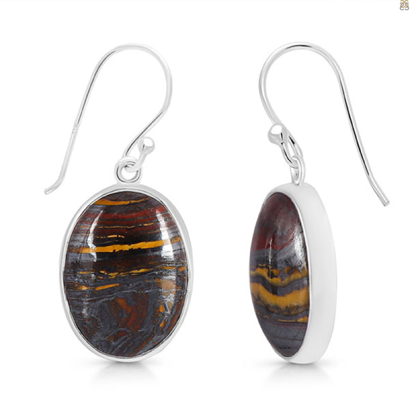 Iron Tiger Eye Earring-E ITE-3-13
