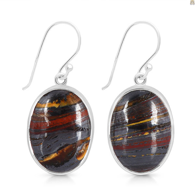 Iron Tiger Eye Earring-E ITE-3-15