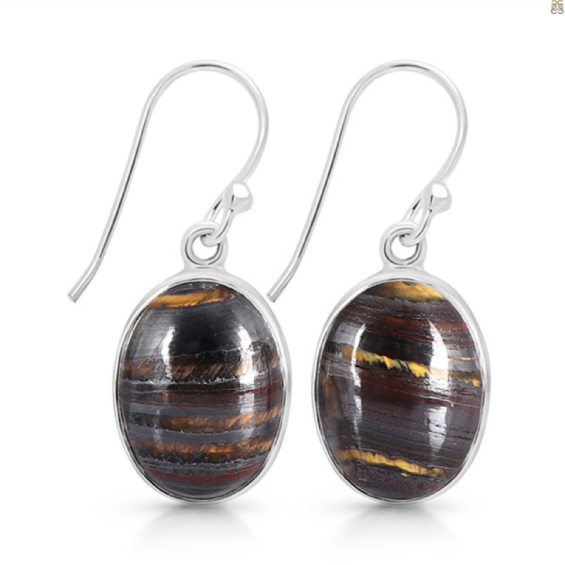 Iron Tiger Eye Earring-E ITE-3-24