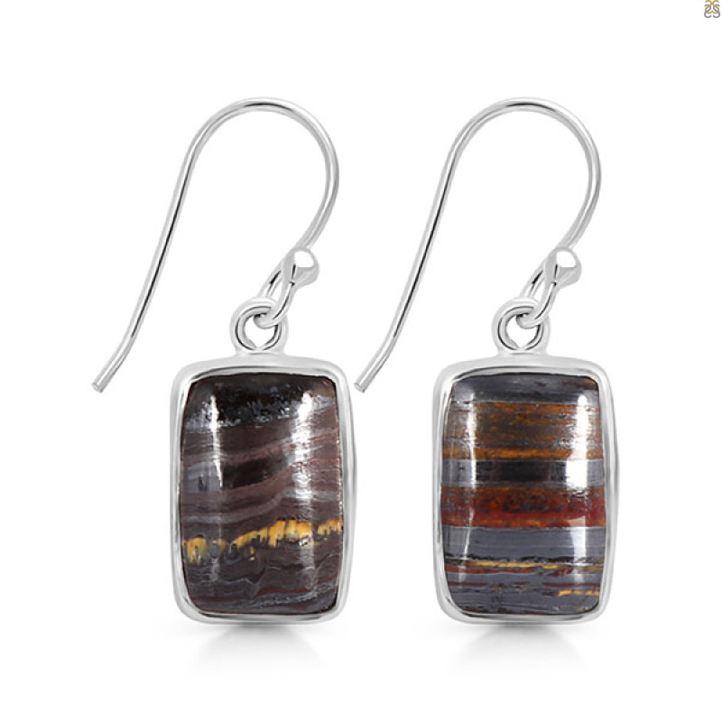 Iron Tiger Eye Earring-E ITE-3-27