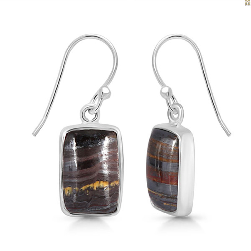 Iron Tiger Eye Earring-E ITE-3-27