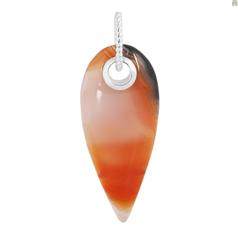 Montana Agate Donut Pendant-SP JSP-1-19-MTA