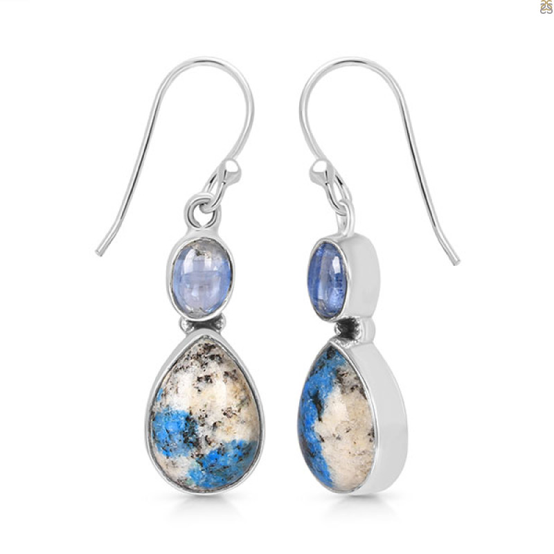 K2 Jasper/Kyanite Earring-2E K2J-3-44