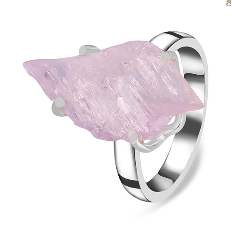 Kunzite Rough Ring-R-Size-8 KNZ-2-106