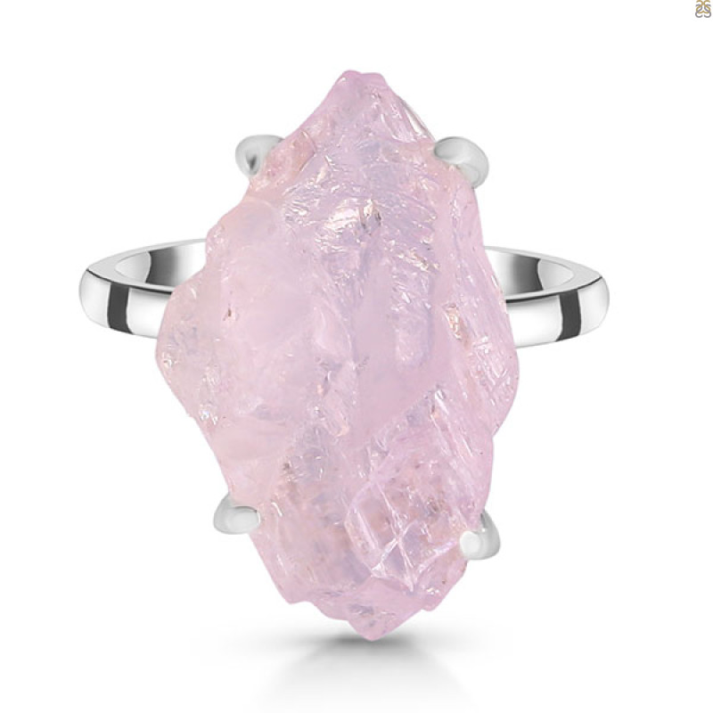 Kunzite Rough Ring-R-Size-9 KNZ-2-135