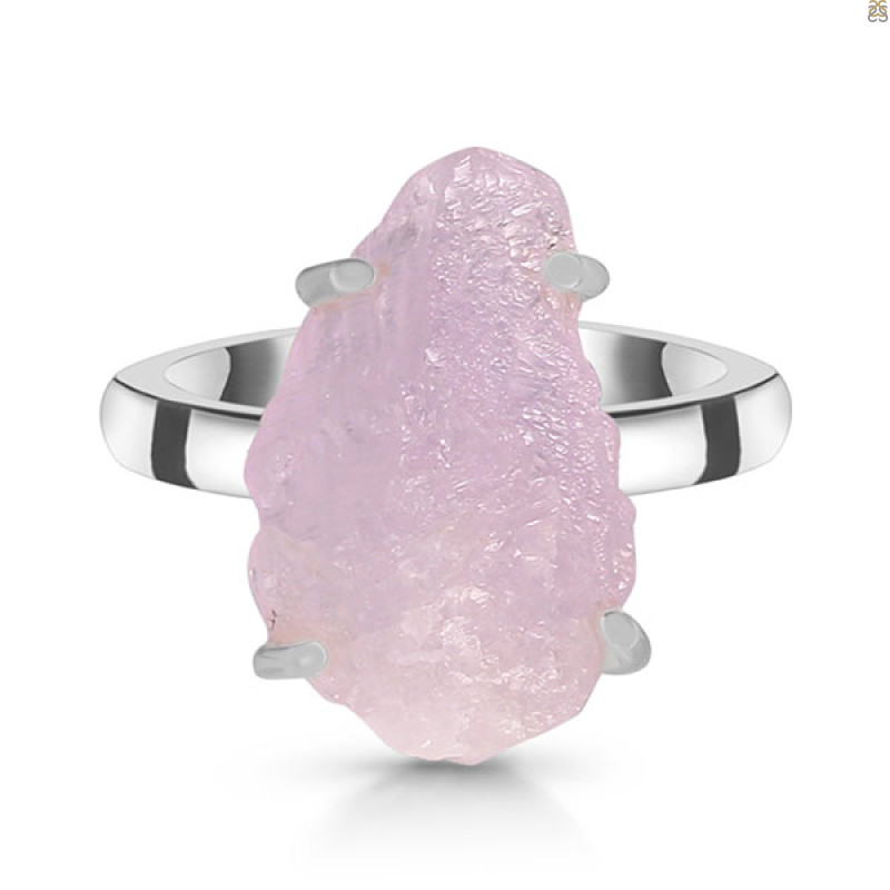 Kunzite Rough Ring-R-Size-8 KNZ-2-139