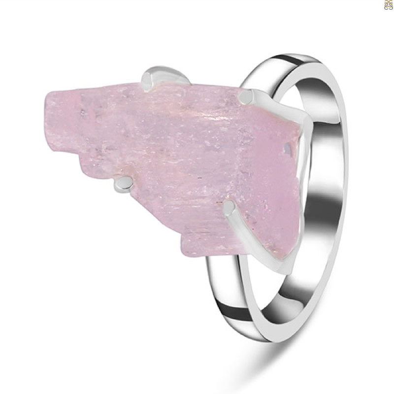 Kunzite Rough Ring-R-Size-9 KNZ-2-146