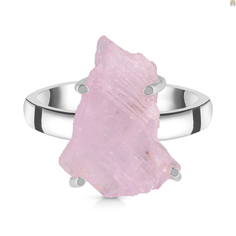 Kunzite Rough Ring-R-Size-9 KNZ-2-163
