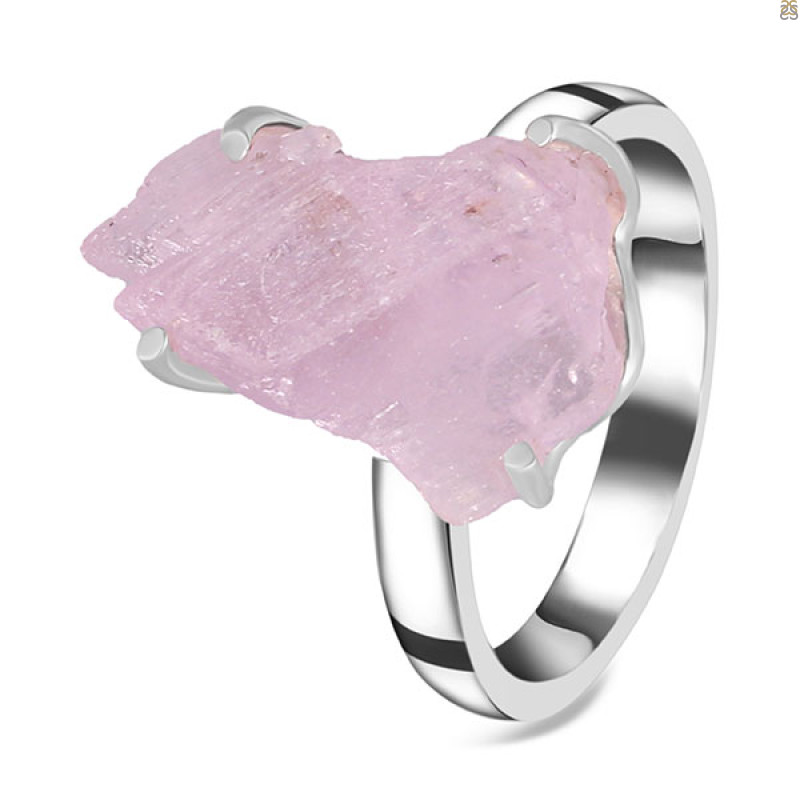 Kunzite Rough Ring-R-Size-9 KNZ-2-163
