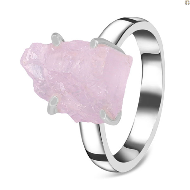 Kunzite Rough Ring-R-Size-7 KNZ-2-25