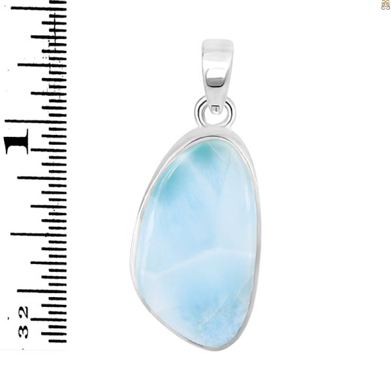 Close Out Larimar Pendant-SP LAR-CO-1-1256