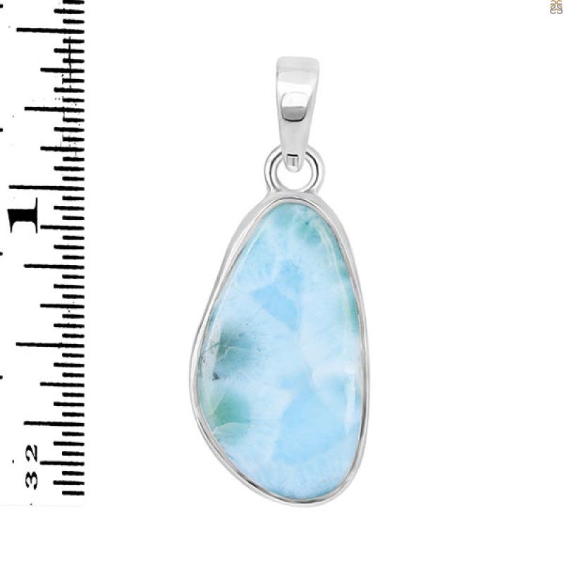 Close Out Larimar Pendant-SP LAR-CO-1-1258
