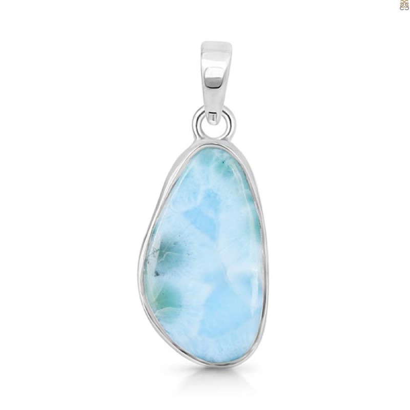 Close Out Larimar Pendant-SP LAR-CO-1-1258