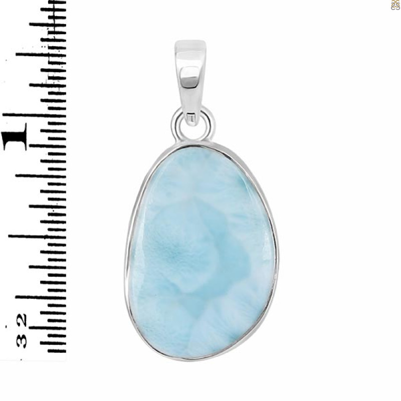 Close Out Larimar Pendant-SP LAR-CO-1-1260