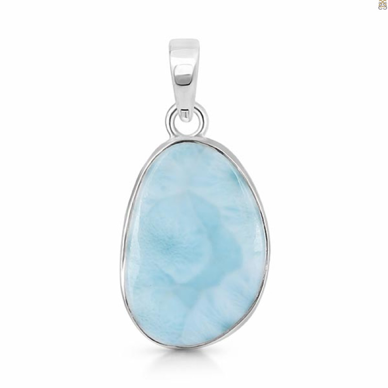 Close Out Larimar Pendant-SP LAR-CO-1-1260