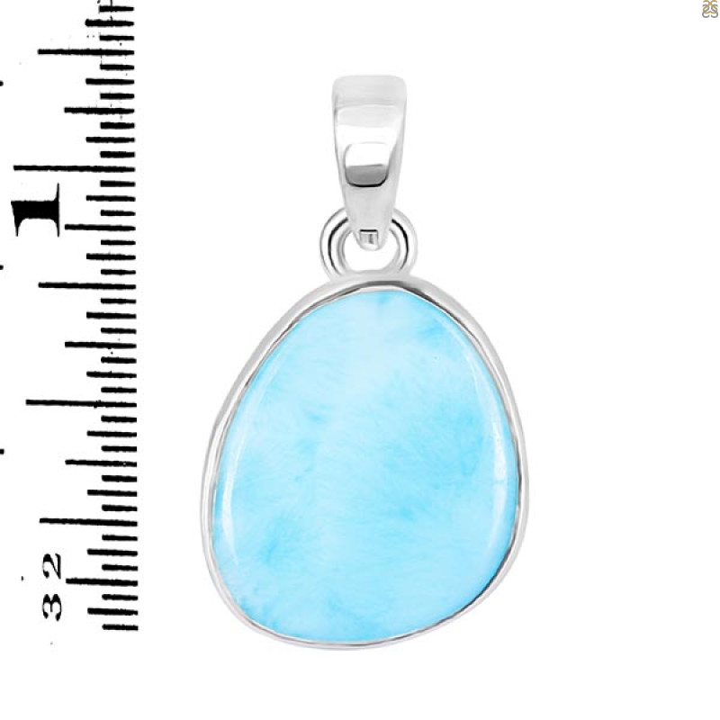 Close Out Larimar Pendant-SP LAR-CO-1-1262