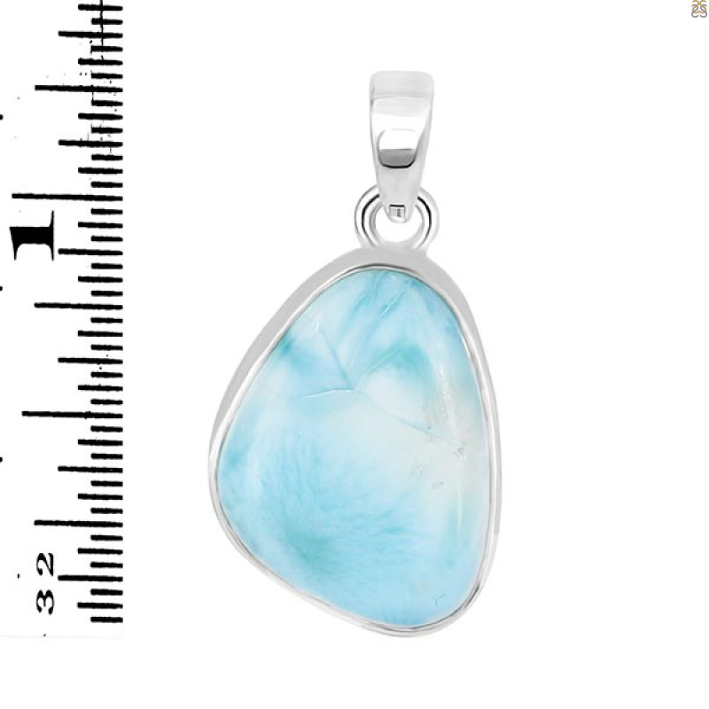 Close Out Larimar Pendant-SP LAR-CO-1-1264