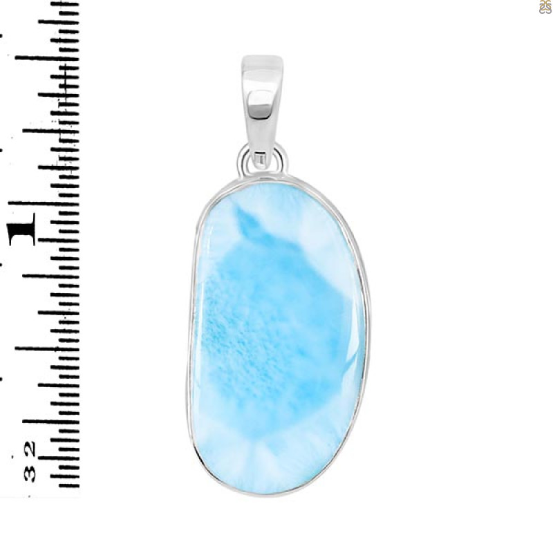 Close Out Larimar Pendant-SP LAR-CO-1-1276