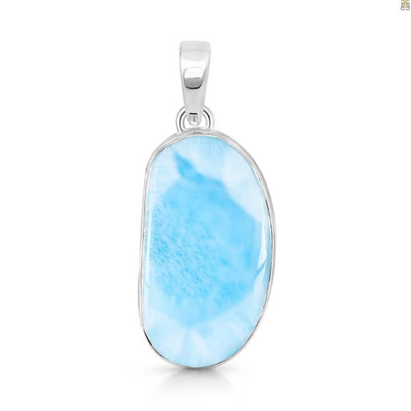 Close Out Larimar Pendant-SP LAR-CO-1-1276
