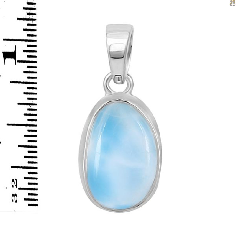 Close Out Larimar Pendant-SP LAR-CO-1-1279