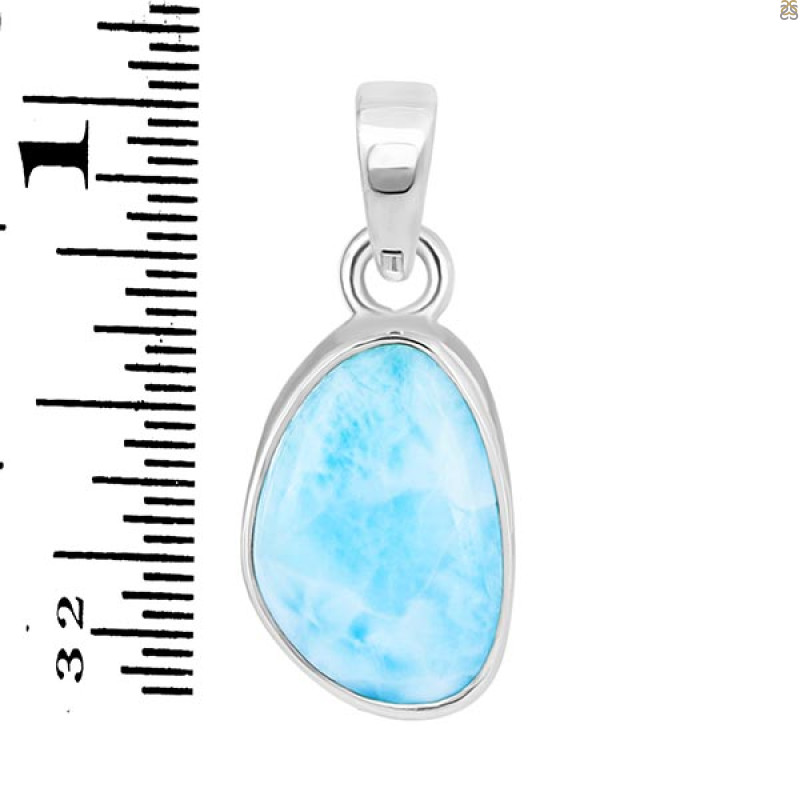 Close Out Larimar Pendant-SP LAR-CO-1-1288