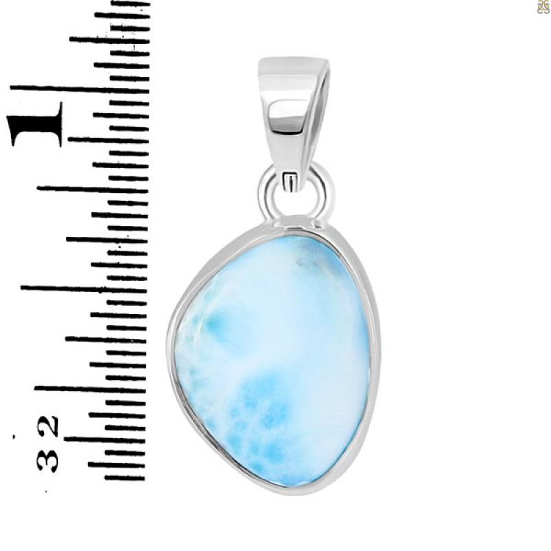 Close Out Larimar Pendant-SP LAR-CO-1-1289