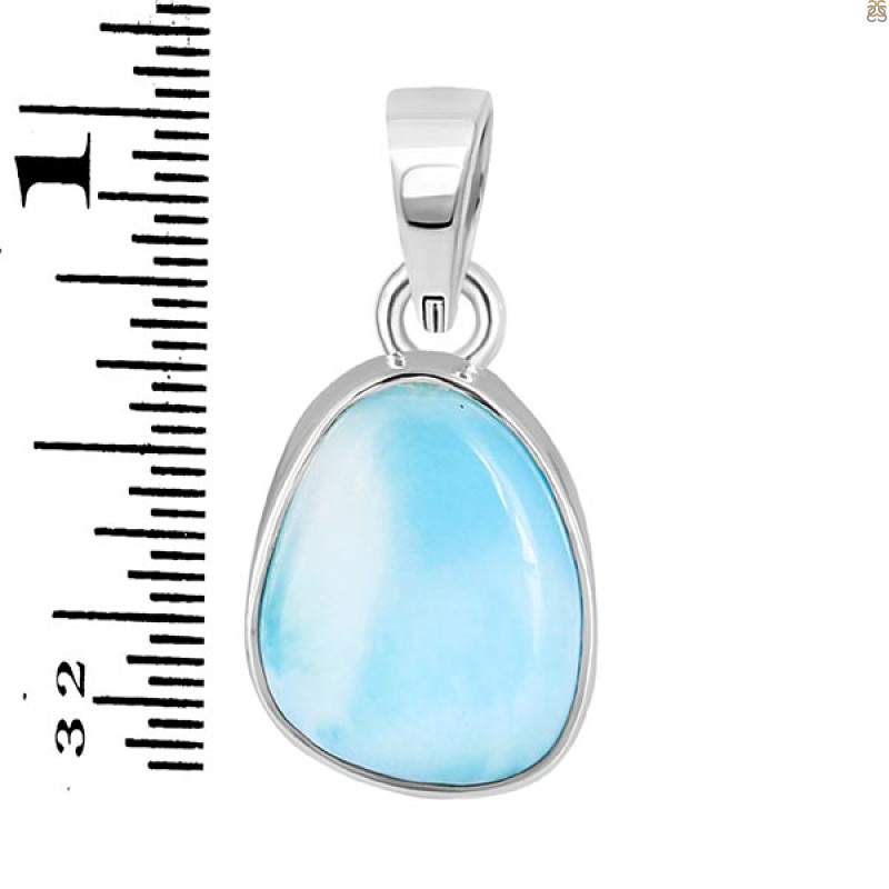 Close Out Larimar Pendant-SP LAR-CO-1-1290