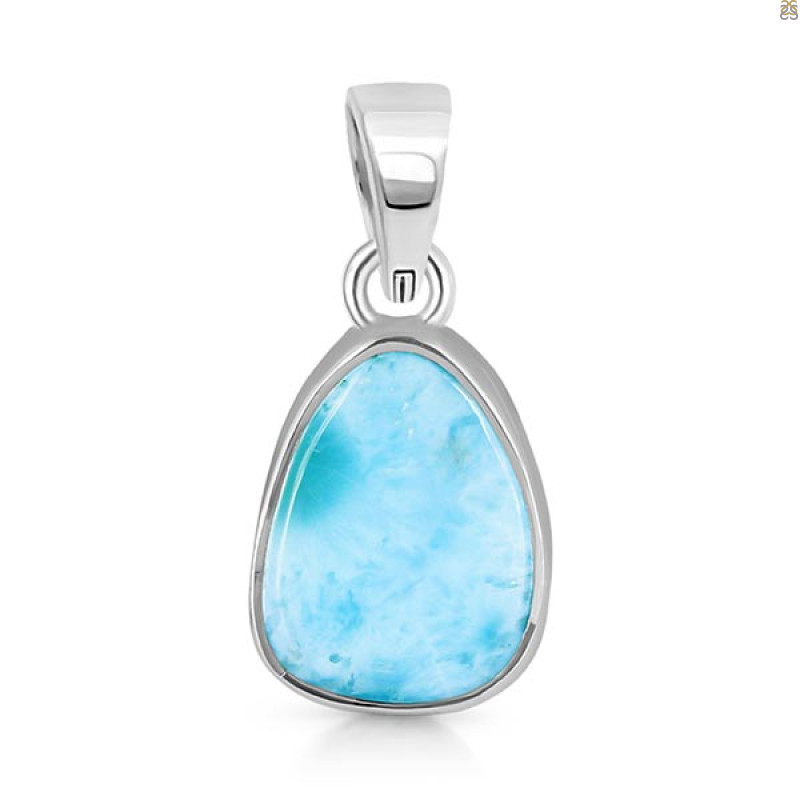 Close Out Larimar Pendant-SP LAR-CO-1-1293