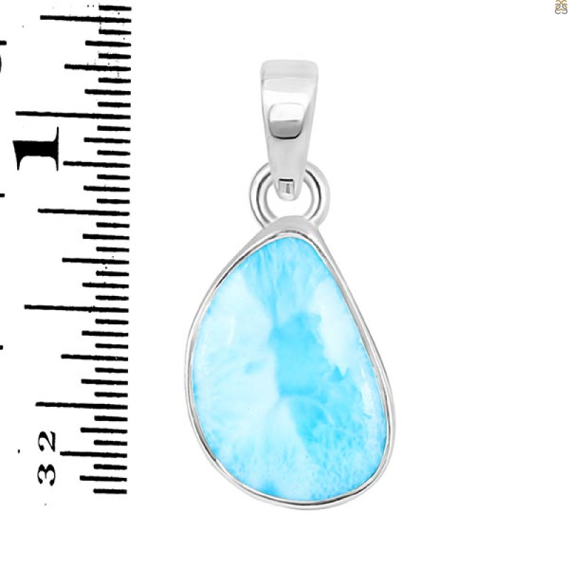 Close Out Larimar Pendant-SP LAR-CO-1-1298